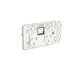 clipsal 3025xag twin switch socket outlet grid horizontal mount 250v 10a 3025xag