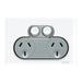 clipsal saturn series switched socket twin 10a 250v 4025 pw