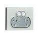 clipsal saturn series switched socket twin 10a 250v 4025 om