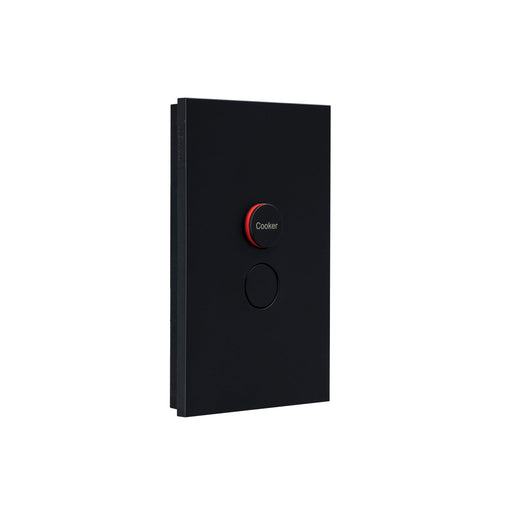 clipsal saturn zen switch cooker s pole 45a 250v black