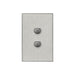 clipsal saturn series switch 2 gang push button led 4062pbl hs