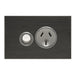 clipsal saturn series switched socket single 10a 4015 hb