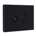 clipsal saturn zen socket switch single 10a 250v black