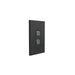 clipsal s3042c sh 2 gang switch plate skin only silver shadow