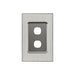 clipsal saturn series grid and plate assembly 2 gang 4032vh hs