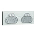 clipsal saturn series switched socket quad 10a 250v 4025h2 om