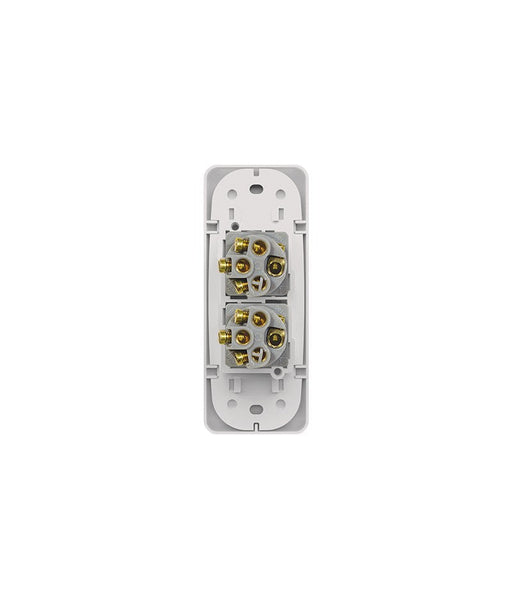 Trader Flat Cat 2 Gang Architrave Switch