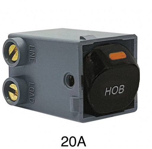 Trader Meerkat Standard Double Pole Labelled Switch Mechanism 20A HOB