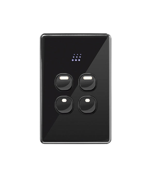 Powermesh Multi Dimmer Switch 4 Button 2 Dimmer 2 Relay 10A Max Per Plate 230V